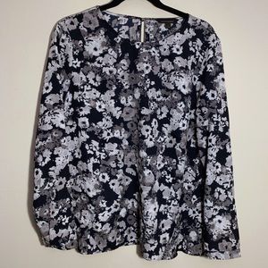 Banana Republic Floral Longsleeve, Size L